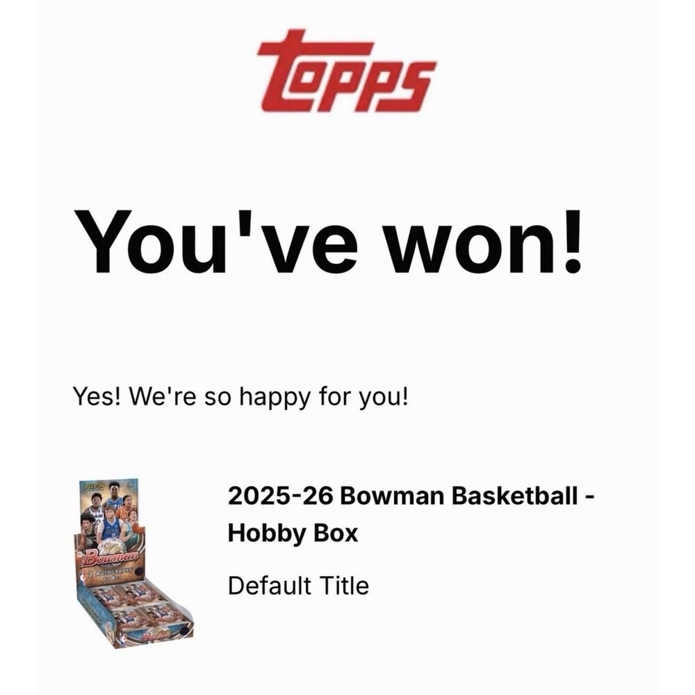 2025-26 Bowman Basketball Hobby Box Factory Sealed PREORDER!